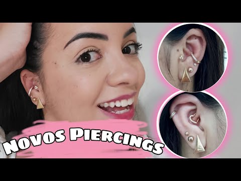 COLOQUEI PIERCINGS NA ORELHA/ COMO FIZ PARA DORMIR??