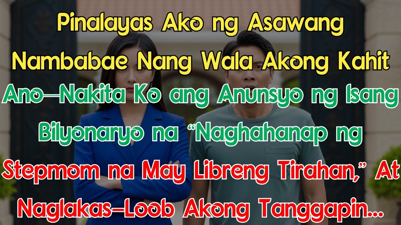 Pinalayas Ako ng Asawang Nambabae Nang Wala Akong Kahit Ano—Nakita Ko ang Anunsyo ng Isang...
