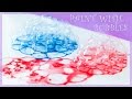 Paint with bubbles