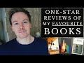 Reading onestar reviews of my favourite books