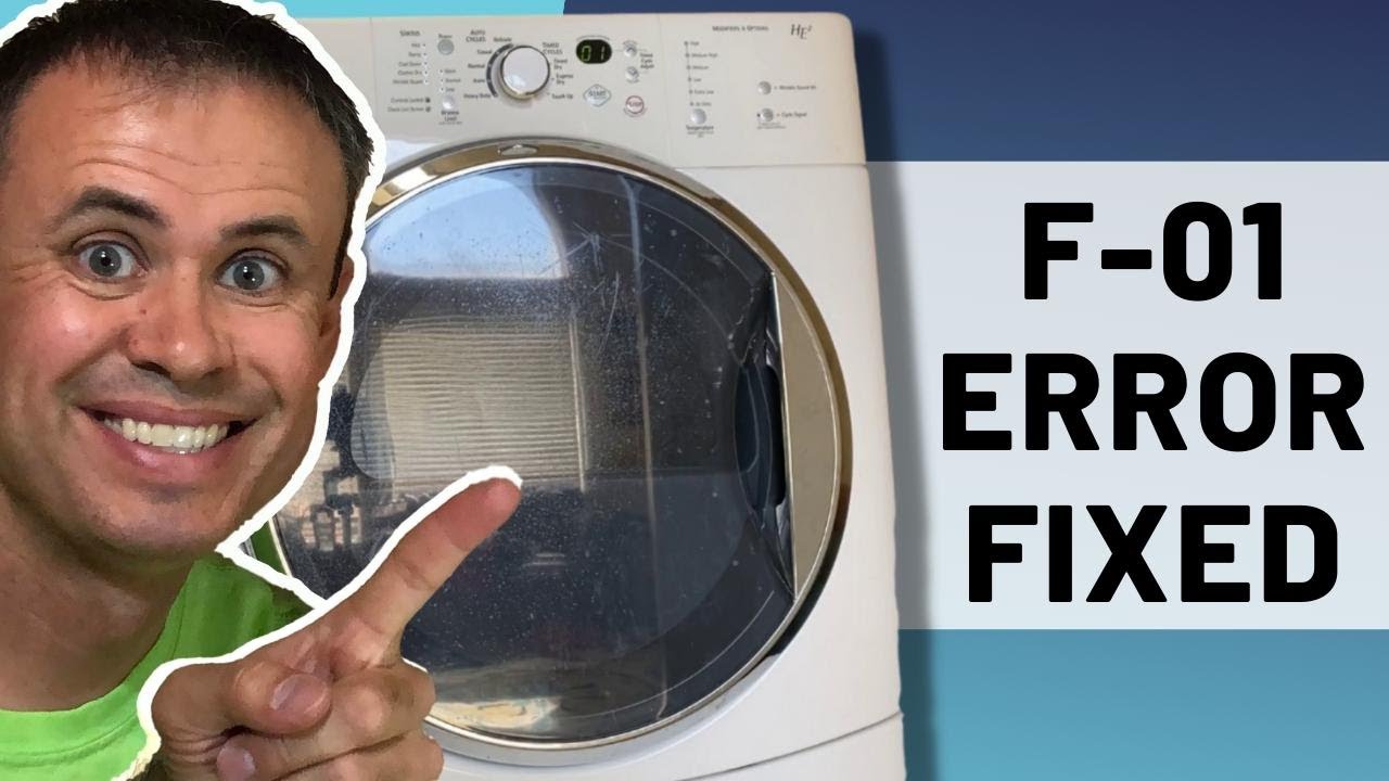 Mail-In Repair Service Dryers F01/F1 Error CodeW10182365 