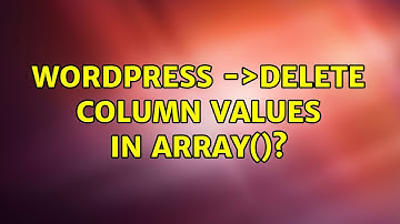 Wordpress: $wpdb-＞delete column values IN ARRAY()?