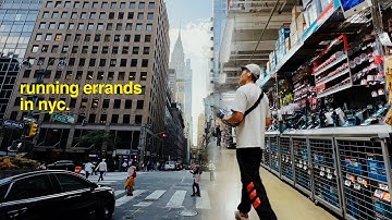 running errands in nyc.