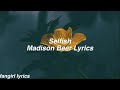 Selfish || Madison Beer Lyrics