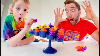 FATHER SON PLAY TOPPLE!/ Don't Tip It Over! screenshot 5