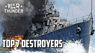 Best Destroyers / War Thunder