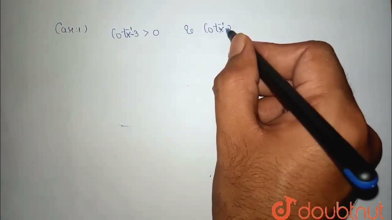 Solution set of inequality (cot^1x)^25cot^1x+6gt0 is(A) (cot 3