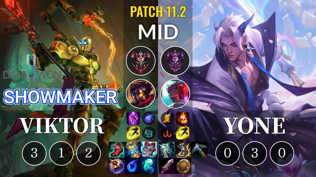 DWG ShowMaker Viktor vs Yone Mid - KR Patch 11.2