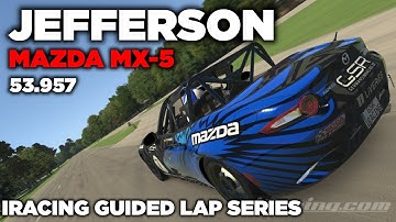 iRacing Jefferson Circuit MX-5 - Guide Lap + Hot Lap + Setup + blap file - 53,957