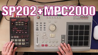 Making a Lofi BoomBap Beat on SP202 & MPC2000