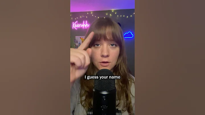 Guessing YOUR Name 🤯 #asmr
