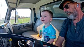 Potty Training as Simple as a Combine Ride During Corn Harvest