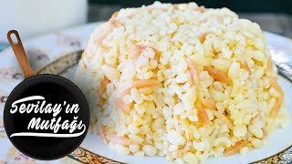 Arpa Şehriyeli Bulgur Pilavı Nasıl Yapılır? Şehriyeli Bulgur Pilavı Tarifi
