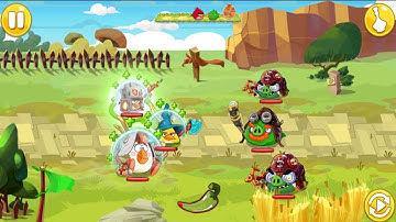Angry Birds Epic Gameplay Walkthrough - Wave Battle:Golden Fields 3 for Android/IOS