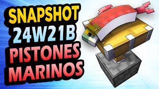 ✅ Pistones REVERTIDOS  Snapshot 24w21b Minecraft 1.21