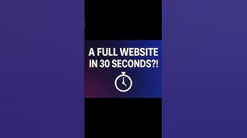 This AI Builds Your Website in 30 Seconds!