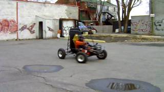 BAJA SAE ETS clutch testing and donuts on tarmac !!!