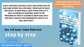 Mastering Probability Solving for Red, Blue, Shiny, and Dull Balls..... CH 1.3 problem 12 #altequal