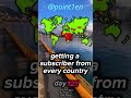 getting a subscriber from every country part 12!! #europe #mapping #geography #map #shorts #fyp