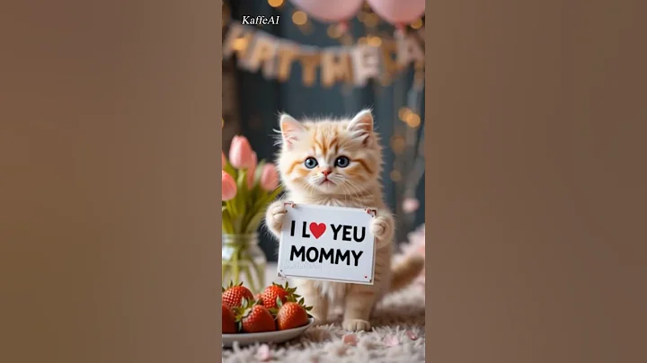 Video 8548451: mom cat baby, cute little cat baby, cat cute baby animals, mother cat funny