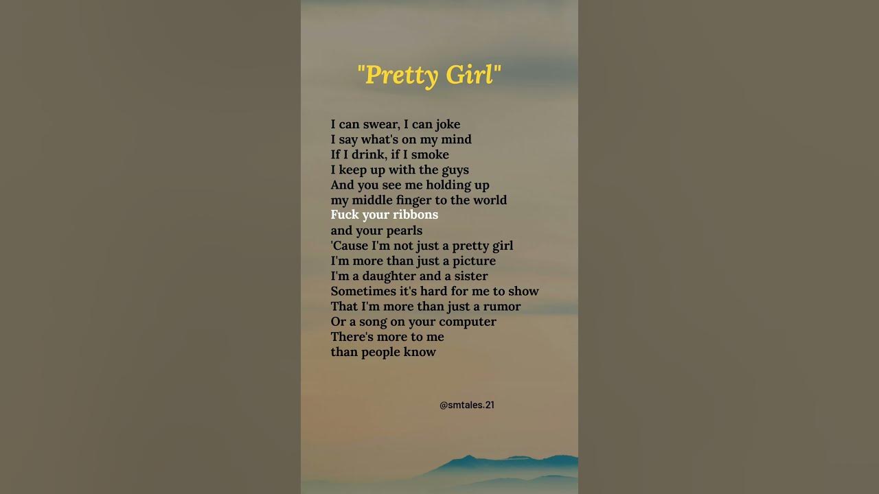 Pretty girl (lyrics)  - Maggie Lindemann #lyrics #prettygirl #trending #song