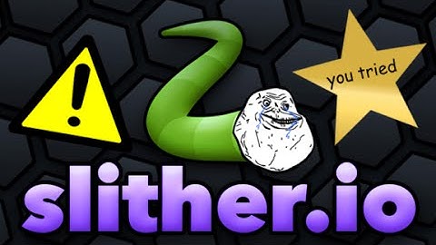 Worst slither.io player EVER!