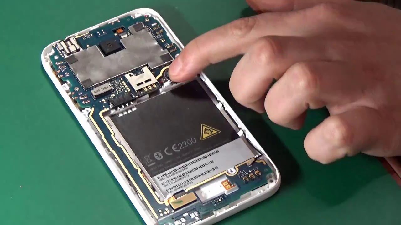 HTC Desire 510 SIM card slot replace - YouTube