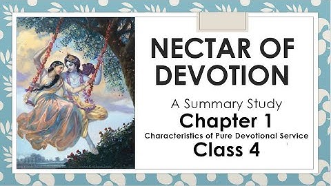 Nectar of Devotion - Chapter01-Part2