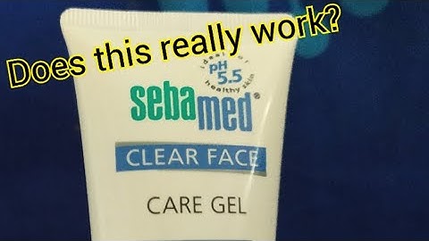 Review sebamed clear face care gel năm 2024