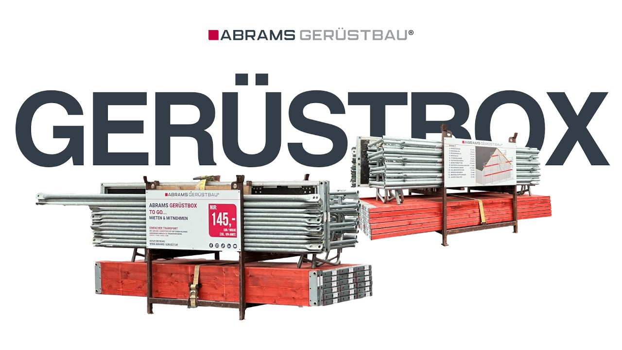 Abrams Gerüstbox - Flexibles Gerüstsystem für Heimwerker und Profis! | Abrams Gerüstbau GmbH