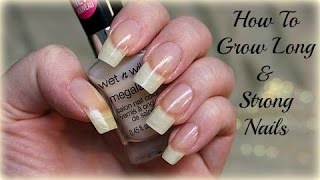 HOW TO GROW LONG AND STRONG NAILS!!