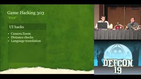 DEFCON 19 (2011) - Hacking MMORPGs for Fun and Mostly Profit