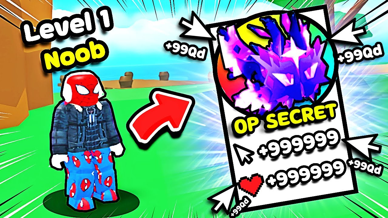 Starting Over as NOOB with OP SECRET in Tap Simulator (Roblox)