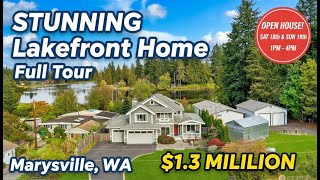 Lake Front Living In Marysville WA. You could be waterfront before Christmas