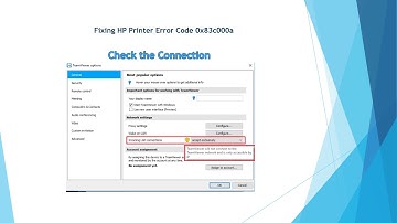 How to Solve HP Printer Error Code 0x83c000a