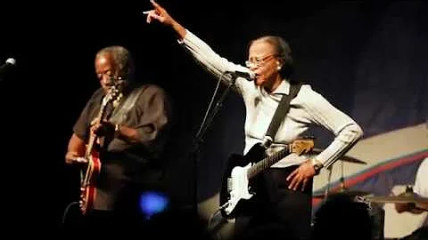 Beverly "Guitar" Watkins at the 2016 King Biscuit ...