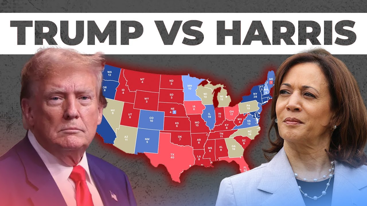 Donald Trump vs Kamala Harris | 2024 Election Map Prediction - YouTube
