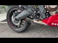 Racing Line (Titanium) S-H6R11-AFT CBR650R 2022 Full System Akrapovic without Silencer