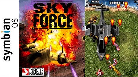 SKY FORCE - Symbian Game (Full Gameplay No Commentary)