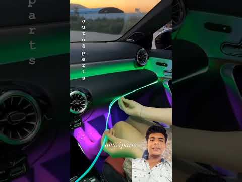 اجمل نور ليد صالون سيارات روعه