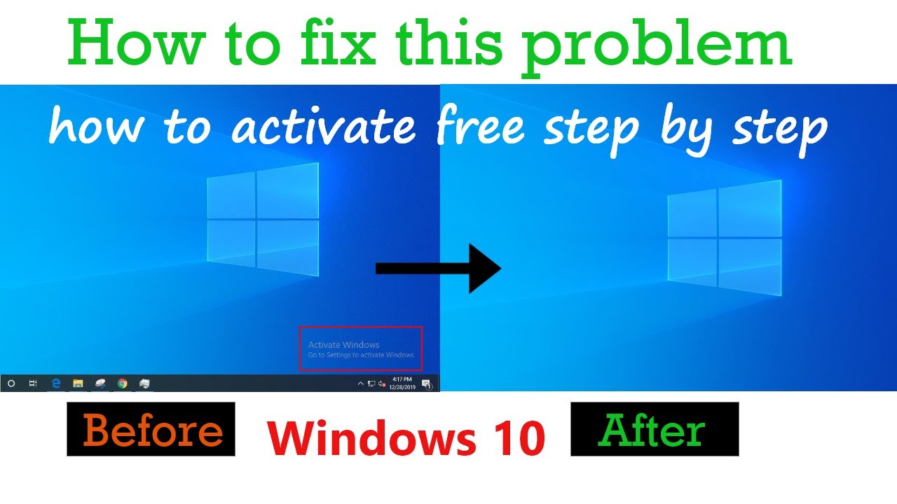 How to activate windows 10 🔥🔥 free step by step | windows 10 || fact ...