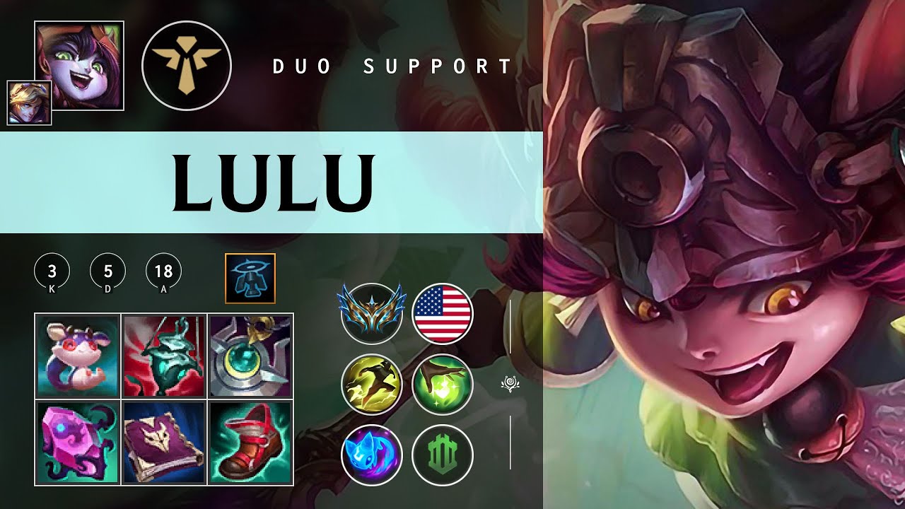 Lulu Support vs Rell - NA Challenger Patch 26.01