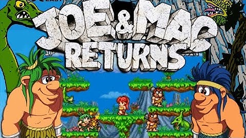 Joe & Mac Returns (4K) Arcade M.A.M.E LongPlay | PS4 Switch Xbox One Windows