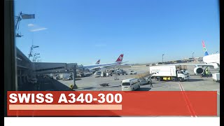 SWISS LX282 - Zurich Airport to Johannesburg O.R Tambo - Airbus A340-300 ECONOMY