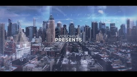 Digital Parallax Slideshow | After Effects Template | Video Displays
