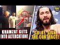 FOOTAGE of Khamzat Chimaev ALTERCATION at MMA event in Sweden, Masvidal CALLS OUT Covington, Helwani