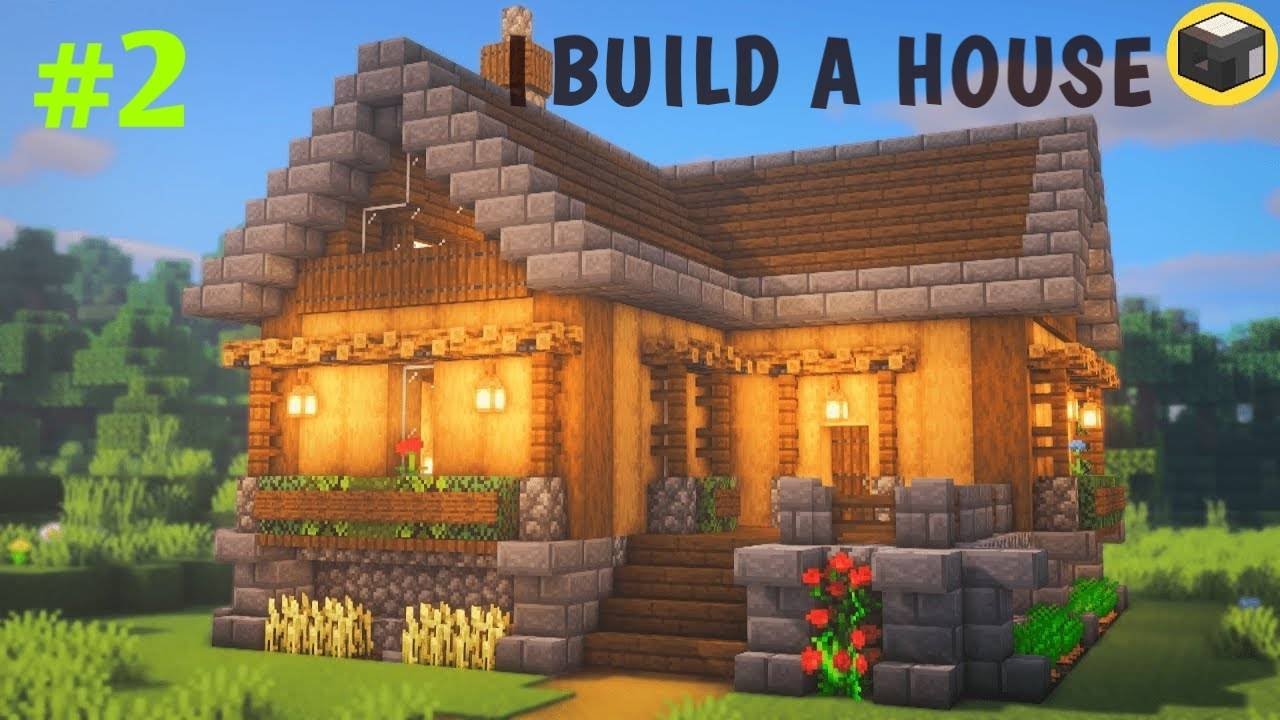 I BUILD A HOUSE || MINECRAFT GAMEPLAY #02 || - YouTube