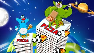 Roblox But Oggy Get Every Single Second 1+ Pizza With Jack | Rock Indian Gamer |