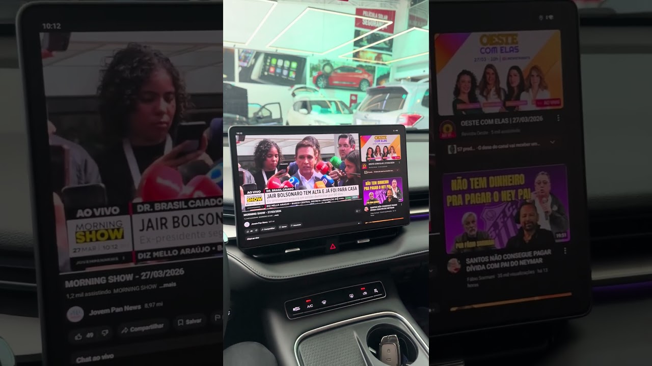 Haval H6 HEV2 2026 - entretenimento a bordo! Youtube, Netflix e muito mais