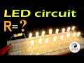 How to Connect Multiple LEDs in Series Parallel Circuit | LED wiring basics with calculation
